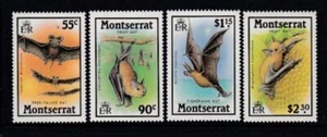 MONTSERRAT Tropical Bats MNH set - Picture 1 of 1