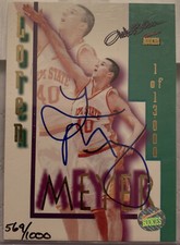 Loren Meyer Iowa State Basketball Signature Rookies Autobilia Autograph Card ISU
