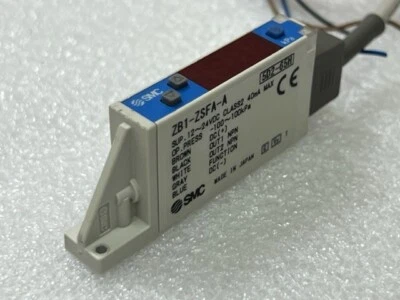 SMC ZB1-ZSFA-A -100-100KpA Manifold Mount Digital Pressure Switch Used - Image 1 of 4