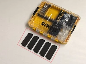 DeWalt Medium ToughCase Divider Inserts Compatible with ToughCase+ (5-Pack) - Picture 1 of 5
