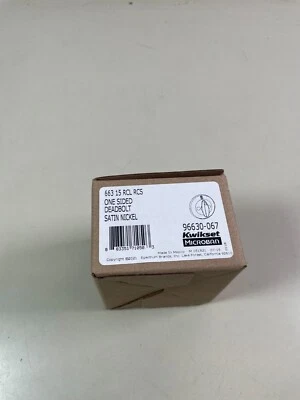Kwikset One Sided Deadbolt in Satin Nickel 96630-067 663 15 RCL RCS - Image 1 of 4
