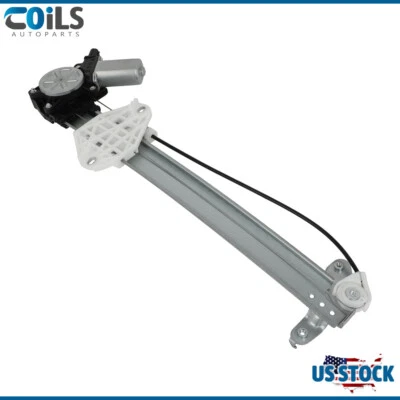 Регулятор заднего левого стекла со стороны водителя для седана Acura TSX 2009-2014 годов выпуска с двигателем - Изображение 1 из 4