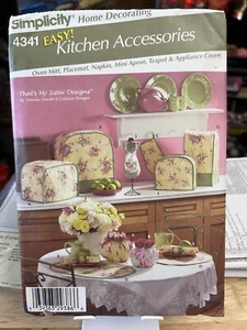 Simplicity Home Decorating #4341 kitchen, accessories, including appliance cover - Picture 1 of 1