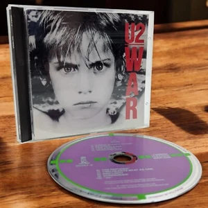 War by U2 (CD, 1985, Island) Target MADE IN WEST GERMANY Purple & Green Label - Picture 1 of 8