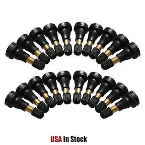 25pcs Black TR-600HP Snap-In Tire Valve Stems High Pressure 1-1/4" Kit Universal - Picture 1 of 4