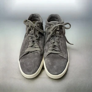 Rag & Bone Shoes Women's 41 EU 11 US Gray Sneakers Hi High Top Suede Lace Up - Picture 1 of 14