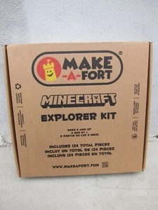 Minecraft Explorer Kit Make A Fort - NUEVA CAJA ABIERTA - Imagen 1 de 6