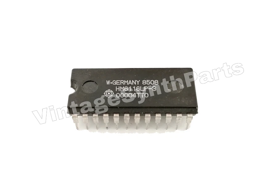 HM6116LP-3 IC 2K x 8 High Speed CMOS Static RAM Hitachi For Roland Korg Yamaha