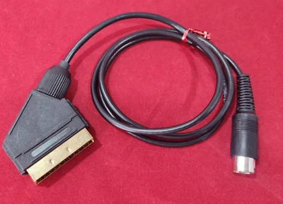 1M, RGB SONY MSX 8 Pin DIN Zu SCART LEITUNG/KABEL - Bild 1 von 4