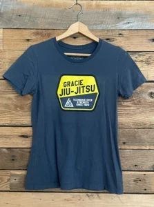 Camiseta para mujer Gracie Jiu Jitsu manga corta azul talla L - Imagen 1 de 2