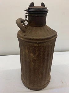 Antique 1923 5 Gallon Steel Oil Can -The Davis Welding & MFG. CO. Cincinnati, OH - Picture 1 of 12