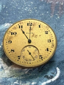Elgin pocket watch movement 12s - Picture 1 of 5