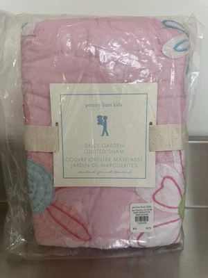 Pottery Barn Kids Daisy Garden 100 % algodón una farsa acolchada estándar 20”x26” Foto 1 de 4