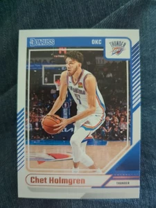 2024-25 Panini Donruss - Chet Holmgren #122 Oklahoma City Thunder NBA Card  - Picture 1 of 2