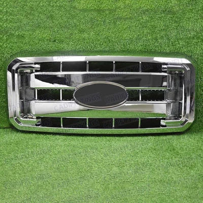 Parrilla delantera cromada para Ford 2011-2016 F250 F-250 F350 F450 F550 Super Duty Foto 1 de 4