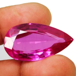 Certified 43.50 Ct Rare! Unique Quality 100% Natural Pink Malaya Garnet_Tanzania - Picture 1 of 9