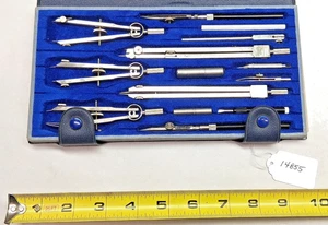Sears No. 607.5118 Vintage Complete Drafting Kit, Made in Germany - Picture 1 of 3
