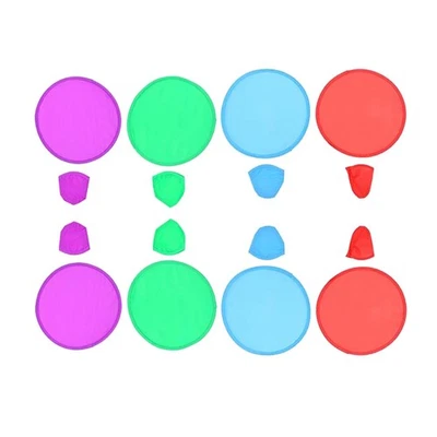 15 Piezas Discos Voladores Ventiladores Redondos Plegable Poliéster Exterior Disco Volador Juguetes Foto 1 de 4