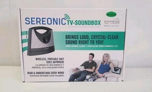 Serene Sereonic TV Sound Box Wireless Portatile BT-200I Nuovo Forte e Trasparente - Foto 1 di 6