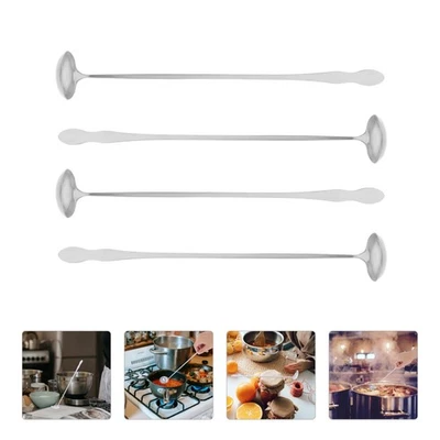  4 Pcs Utensili Da Portata in Acciaio Inossidabile Cucchiai Cucina - Immagine 1 di 4