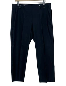 Pantalones capri elásticos Rafaella Comfort negros talla 14 nuevos con etiquetas - Imagen 1 de 5