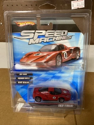 Hot Wheels 2009 HW Speed Machines Enzo Ferrari rojo Foto 1 de 4