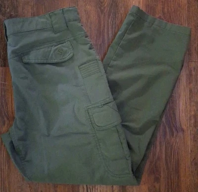 TRU-SPEC HOMBRES TIRO TÁCTICO CARGO RIPSTOP CAQUI GTEEN PANTALONES ETIQUETA TALLA 38x32  Foto 1 de 4