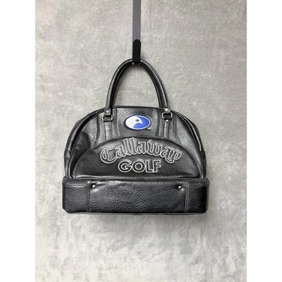Bolso de Lona Callaway Golf Negro Estilo Bolos Cuero Viaje Gimnasio Equipaje de Mano Foto 1 de 4