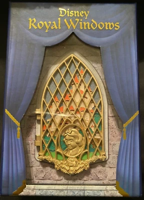 New Disney 2017 D23 Disney Royal Windows Snow White Hinged Jumbo Pin LE 300 - Image 1 of 4