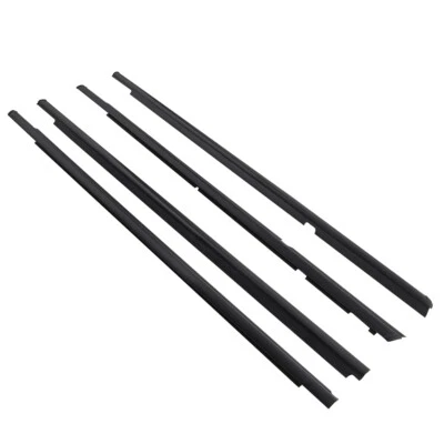 NEW Set of 4 Weatherstrips Window Trim Belt Set For 2008-2017 MITSUBISHI LANCER - image 1 of 4