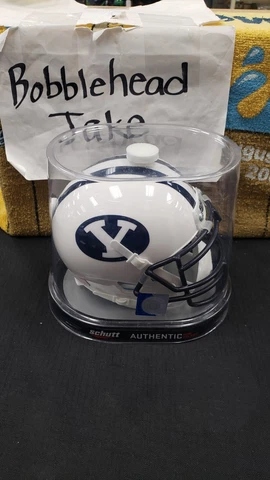 NIB BYU COUGARS SCHUTT AUTHENTIC MINI NCAA FOOTBALL HELMET BLANK Cover