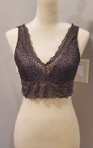 Altar'd State Intimates Womens Gray Lace Bralette Size L - Picture 1 of 6