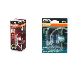 OSRAM NIGHT BREAKER SILVER Set H1 + W5W DUOPACK COOL BLUE INTENSE Bombilla - Imagen 1 de 8