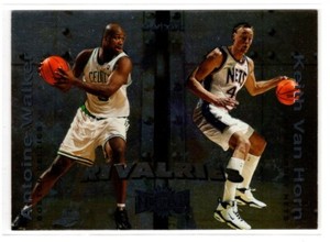 ANTOINE WALKER - KEITH VANHORN 1999-00 FLEER METAL RIVALRIES #10