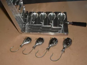 Salzwasser Butterbohne -2 Vorrichtung Form 5, 6, 8, 10 Unzen CNC Aluminium - Bild 1 von 6
