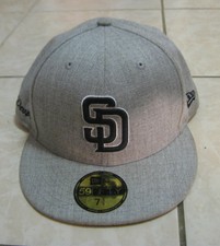 1990s VINTAGE NEW ERA 59FIFTY SAN DIEGO PADRES BASEBALL CAP DESTRO SIZE 7 5/8