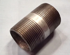 1-1/4" x 2-1/2" Galvanized Nipple - Picture 1 of 1