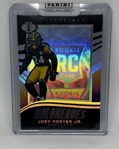 2023 Illusions Football Joey Porter Jr. Rookie Holo Heroes #22…Case Hit!! - Picture 1 of 2