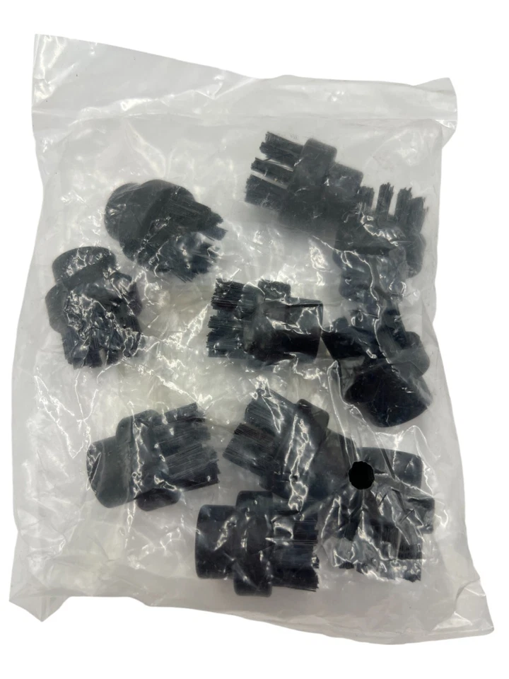 Bag of 10-Dupray Small Nylon Brushes - Hard-to-Reach Places Precision Cleaning