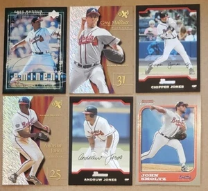 Atlanta Braves "Glory Days" 6 Card Lot-Maddux, Chipper, Smoltz, Andruw '98 & '04 - Picture 1 of 1