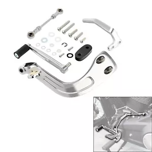 Chrome Mid Controls Shift Side Set Fit For Harley Sport Glide FLSB Fat Bob 18-24 - Picture 1 of 11