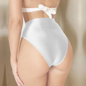 Satin White Solid Panties for Women for sale | eBay