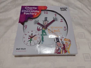 CHARLIE AND THE CHOCOLATE FACTORY WALL CLOCK BNIB ROALD DAHL – NEW - Picture 1 of 13