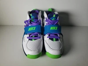 Nike Huarache Cjo405-400 Purple Green 6y Preowned - Picture 1 of 6