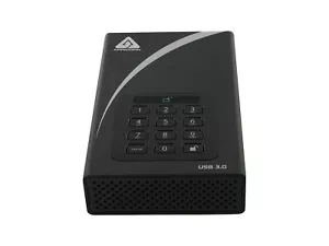 Apricorn 6TB Aegis Padlock DT 256-Bit Encryption USB 3 Hard Drive (ADT-3PL256... - Picture 1 of 1