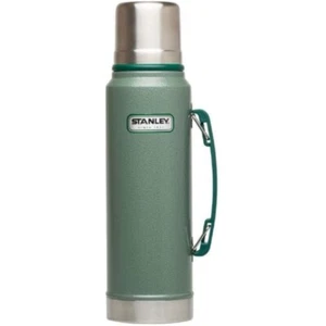 Stanley Classic Vacuum Bottle 1.1 Qt Wide Mouth Thermos Green Stainless Steel - Picture 1 of 8