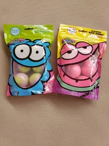 S28 - TWO Jolly Ranchers Bath bombs Watermelon/Blue Raz Scent No Parabens New - Picture 1 of 5