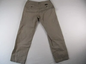 Pantalones chinos Banana Republic para hombre 32x32 color tostado Gavin 100 % algodón pierna recta - Imagen 1 de 14