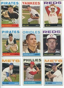 1964 Topps Baseball 23 Karten Vintage Lot schöner Zustand  - Bild 1 von 6