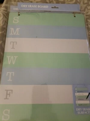 Weekly DryErase Board With Jute Hanger. 10x13  - Image 1 of 4